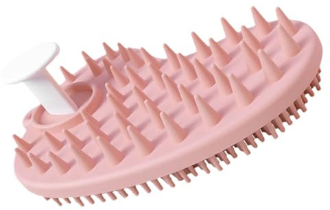 WOONEKY Silikon-badebürste Haushaltsmassage-waschbürste Weicher Bequemer Rutschfester Griff Für Den Täglichen Gebrauch Unter Der Dusche