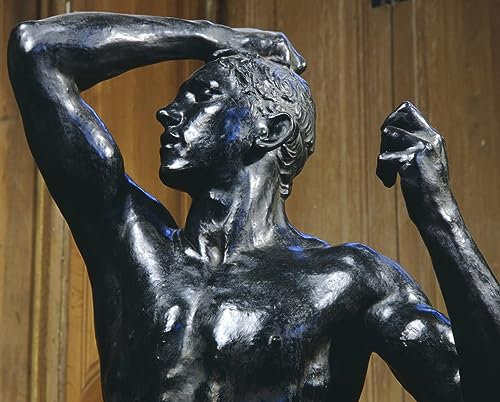 WACTWJNA Klassisches Ölgemälde Moderne Kunst Poster Wandkunst Bilderdruck Die Bronzezeit von Auguste Rodin Wand-Kunst Bild für Wohnkultur 60x90cm