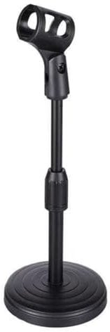 Black Microphone Holder Bracket Mic With Easy Height Adjustment For Enhances Recordings And Broadcasts