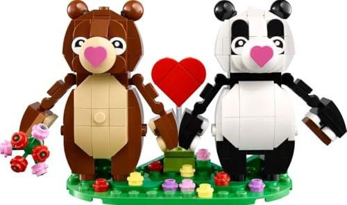 LEGO Set Love Bears 40821, 287 Pezzi, Orsetti con Cuore per San Valentino