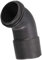 TA-VIGOR Plastic Dust Bag Connector for 9403 Belt Sander, 25mm/1-Inch Inner Diameter Replacement Adapter for Plastic Belt Sander Parts, Black