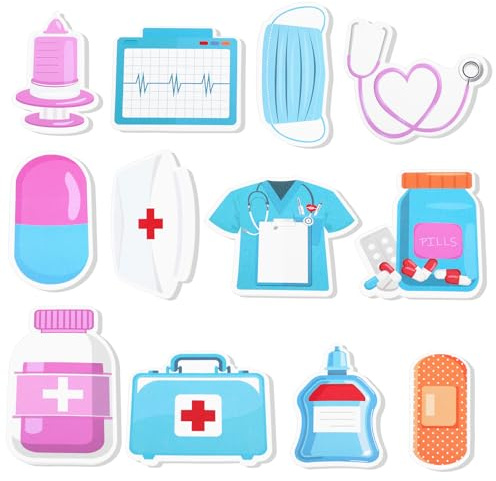 240 Stück Haftnotizen Interessanter Notizblock Sticky Notes Klebezettel Set | für Krankenschwestern, Niedlich, Süße, Selbstklebende Haftnotizen, für Krankenhaus- und Schulkrankenschwester Bedarf