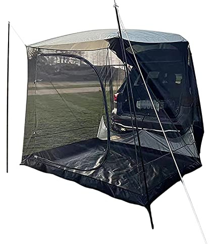 SUV Familie Campingzelt | Universal Auto Zelt mit Heckklappe Markise - Passt für SUV, MPV, Schrägheck, Minivan, Limousine - Outdoor Camping für 5-6 Personen