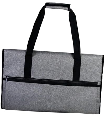 KiBcsLic Reise-Tragetasche, Monitortasche, 34-Zoll-Computer, leicht, für unterwegs, professionelles Zubehör für Gepäck, Business, Schule, Büro, Grau