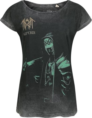 Sleep Token Arcadia Vessel Frauen T-Shirt dunkelgrau/hellgrau S 100% Baumwolle Band-Merch, Bands
