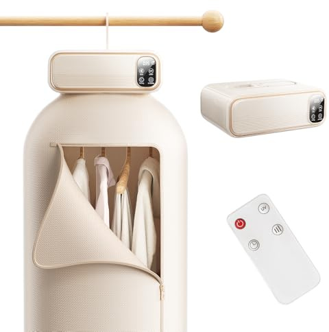 Secadora de ropa portátil, mini secadora de ropa con control remoto, secadora portátil para apartamentos, caravanas, hoteles, espacios pequeños, ideal para secar ropa interior, calcetines, trajes de