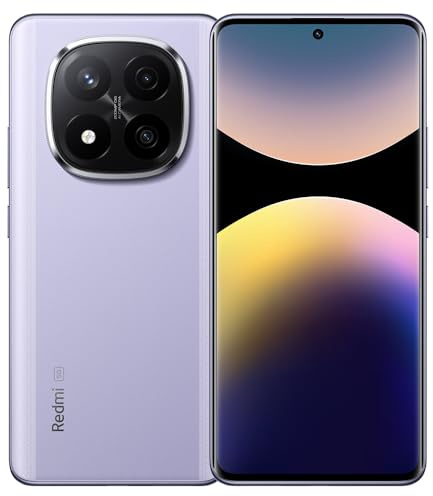 XIAOMI Redmi Note 14 Pro+ 5G Smartphone 8GB +256GB Snapdragon 7s Gen 3 1.5K 120Hz Eye-Care Display 200MP Pro-Grade AI Camera System, Charger Included (Purple)
