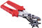 Amtech B1420 Leather Hole Punch for Belts, Watch Strap, Textiles, Double Level Action Belt Hole Puncher Plier, 6 Sizes