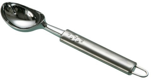 Premier Housewares Ice Cream Scoop / Stainless Steel Icecream Scooper / Silver Scoop With Trigger / Ice Cream Scoops 21.21 x 7.59 x 2.01