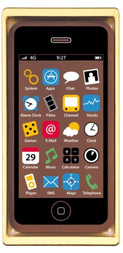 Heilemann Schokoladen Smartphone Vollmilch, 2er Pack (2 x 40 g)
