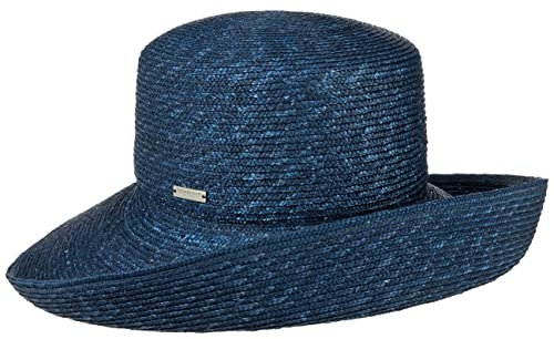 Seeberger Isabelle Glockenhut Damenhut Strohglocke (One Size - blau)
