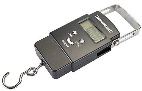 Silverline 243857 Digitale Taschenwaage 50 kg