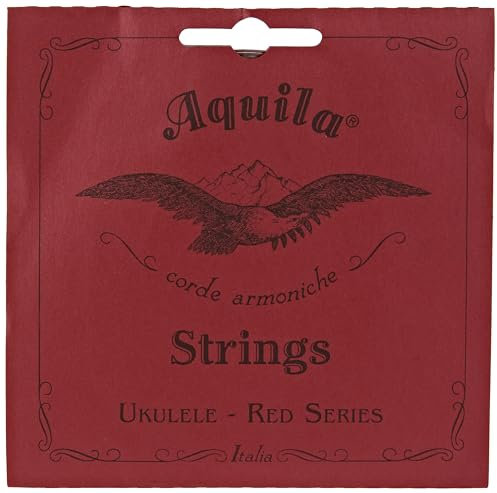 Aquila rojo Series ukelele Tenor aq-88 – Cuerdas bajo G – Set de 4 cuerdas
