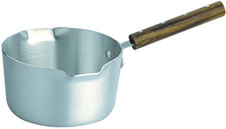 Milk Pan Sauce pan Heavy Gauge Wooden Handle Tea Pot (6 inch)