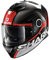 Shark Motorradhelm, Vollvisierhelm, Integralhelm Spartan Carbon Cliff Schwarz/Rot XXL, Unisex, Sportler, Ganzjährig