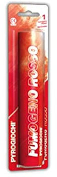 Pyrogiochi - Fumogeno Rosso 43036, Colore Come da Foto, Macchina del Fumo per Bambini