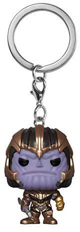 Funko Pop! Keychains: Marvel - Endgame - Thanos - Avengers Novelty Keyring - Collectable Mini Figure - Stocking Filler - Gift Idea - Official Merchandise - Movies Fans - Backpack Decor