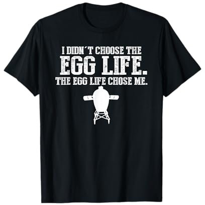 Funny Big Green BBQ Pit Egg Smoker Pitmaster Gift For Dad T-Shirt