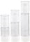 Lurrose 3PCS 15/30/50ml Airless Pump Bottles Press Pump Cosmetics Container Essence Cleanser Emulsion Storage Dispenser for Travel