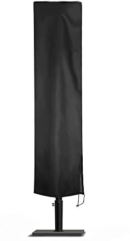 Keyohome Funda para sombrilla Impermeable, Funda con Cremallera, Transpirable 210D Oxford Cubiertas para Parasol de jardín, 240 x 57 x 57 cm
