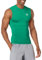 Under Armour Herren Armour HeatGear Compression Sleeveless T-Shirt, (305) Team Kelly Green/Weiß, Klein