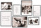 Hyggelig Home Premium Poster Set - 7 Katzen Bilder - Haustiere Kätzchen Katzenbabys - Set Cats - ohne Rahmen