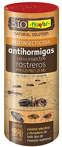 Bioflower - Insecticida Ecológico Antihormigas | Control Natural de Insectos | Acción Inmediata y Prolongada | Registro Fitosanitario | Aplicación Versátil, Multicolor