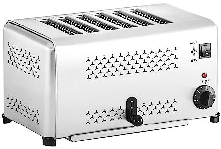 Stalwart DA-ET6 Commercial Slot Toaster 6 Slices