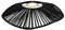 Sharplace Abat-Jour en Corde tissée à la Main Abat-Jour de Plafond Rustique Décors Faits à la Main Lampe de Table Lampes suspendues Abat-Jour Suspendu pour, Noir