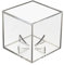 KENANLAN Tennisball Vitrine, 8 * 8 * 8 cm Acryl Baseball Box Display Tennisball Transparente Hülle Souvenir Aufbewahrungsbox Halter UV-Schutz Staubdicht