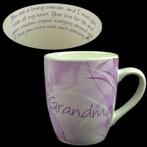 Ceramic Grandma Mug Gift Set – Fine China Mug with A Special Poetic Message, Ideal Present for A Special Grandmother | Suitable for Home, Office, Kitchen & Bedroom | Perfect for Christmas