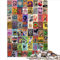 Spielgeschenk Puzzle für Erwachsene, 1000 Teile, Vintage-Collage für Erwachsene und Kinder ab 12 Jahren, Spielzeug, Intellektuelles Spiel, 1000 Teile (26 x 38 cm)