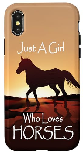 Wild Horse Equestrian Nature Girls Teens Women Case for iPhone X/XS