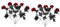 PRETYZOOM 10 STK künstliche Dahlie künstliche mit stiel gefälschter Blumenstrauß blumenarrangement blumenlieferung gefälschte Blumen Pflanzen Hochzeitsstrauß Requisite Simulationsblume