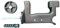 SUPER TOP GRILLO 25 PZ VITE 70 MM NERO | Fermo Imposta Automatico Brevettato EsinPlast | Regolabile 44-60mm | Per Persiane e Scuri | Compatibile Alluminio Legno Ferro PVC
