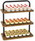 IBUYKE Présentoir à Gâteaux en Bois,Présentoir à Gâteaux en Bois à 3 Niveaux,Tour à Cupcakes pour 50 cupcakes,Présentoir à pâtisseries pour Mariage,Fêtes, Baby Shower,Marron TLJ013H
