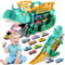 Pardofelis Camion Transporteur Voiture Dinosaure, Jouet Portable avec Piste de Course Éjectable et 10 Mini Voitures, pour Enfants de 3 4 5 6 Ans Enfants GarçOns Cadeau (Vert)