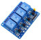 Módulo Relé de 4 Canales DC 5V, 4 Canal Relay con Acoplador Óptico 250V 10A Alta Corriente, Controlador para Arduino Raspberry Pi PIC AVR DSP Arm PLC Proyectos Electrónicos de Automoción e Industrial