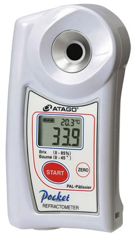 ATAGO Digital Hand-held Refractometer for Pâtissier - PAL-Pâtissier (with Silicon Cover, no Batteries)