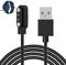 Huybaa Caricabatterie Smartwatch, Cavo di Ricarica USB 2.0 Magnetico 2 Pin, Spaziatura Contatti Caricatore 4 mm, Accessori per Smartwatch