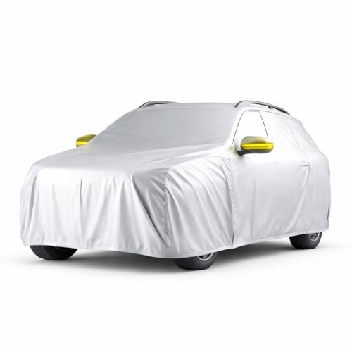 3X SUV Universal Autoplane Autoschutzhülle Vollgarage Auto Garage Abdeckung - Car Cover - Abdeckplane wasserdicht - Autoabdeckung - Outdoor & Indoor - (3X SUV (490x190x180cm))