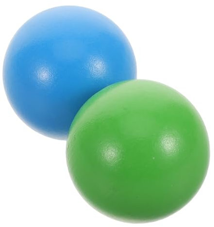 Toyvian 2 Palline Legno per Croquet Giocattoli da Esterno per Attrezzatura per Giochi Giardino e Decorazioni per Feste per e Giochi All