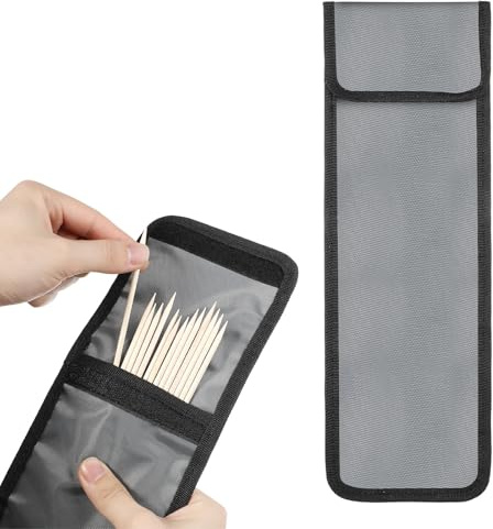 Skewer Storage Bag Oxford Skewers Cloth, for Waterproof Portable Grill | Keeps Contents out Sight, Lightweight Design, for Home Kitchens and Camping, One Piece