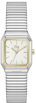 Lacoste 2011523 Herren-Armbanduhr mit DREI Zeigern aus der Rene-Kollektion mit silbernem Edelstahlarmband
