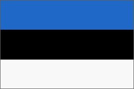 Estland Flagge Polyester 90 * 150 cm