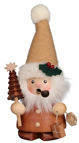 Christian Ulbricht Räuchermann Weihnachtsmann natur Erzgebirge