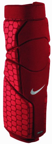 NIKE Advantage - Ginocchiera/parastinchi a V, taglia XL, colore: Rosso