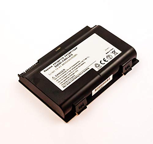 MobiloTec Akku kompatibel mit Fujitsu-Siemens Lifebook E780, Li-Ion 4400 mAh, Batterie
