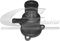 3RG INDUSTRIAL - Caja Sin Termostato- OEM 8200561420 7700101179 7700869797 - Piezas para Coche Recambios Motor y Otras Partes de Vehículo.