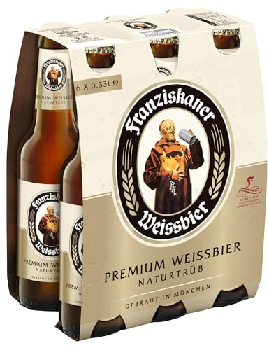 Franziskaner Hell Alkoholfrei Biermischgetränk Mehrweg (6 x 0.33 l)